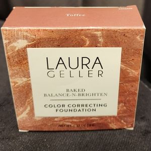 Baked balance, color correcting powder